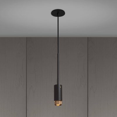 EXHAUST PENDANT / LINEAR / GRAPHITE / BRASS