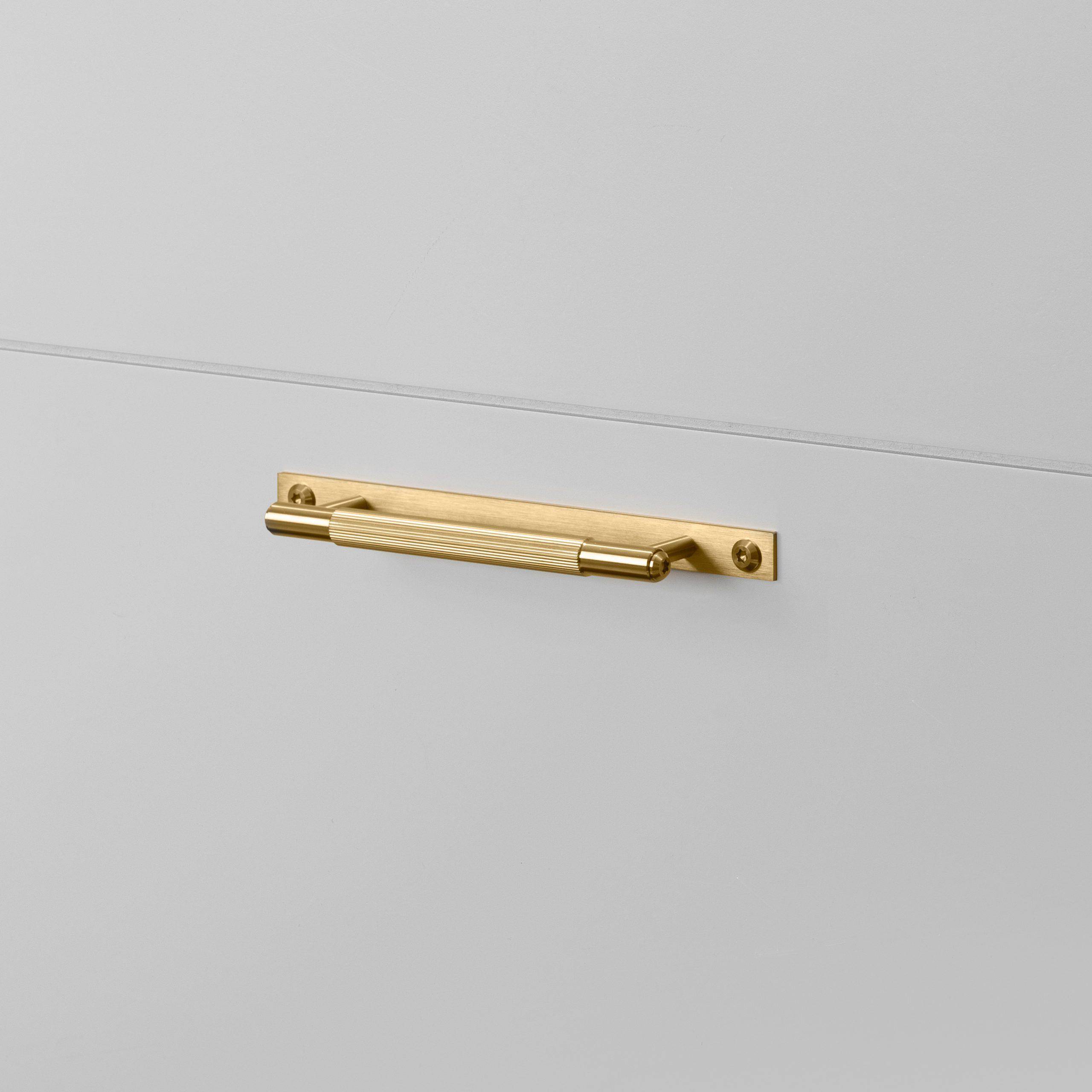 PULL BAR / PLATE / LINEAR / SMALL / BRASS