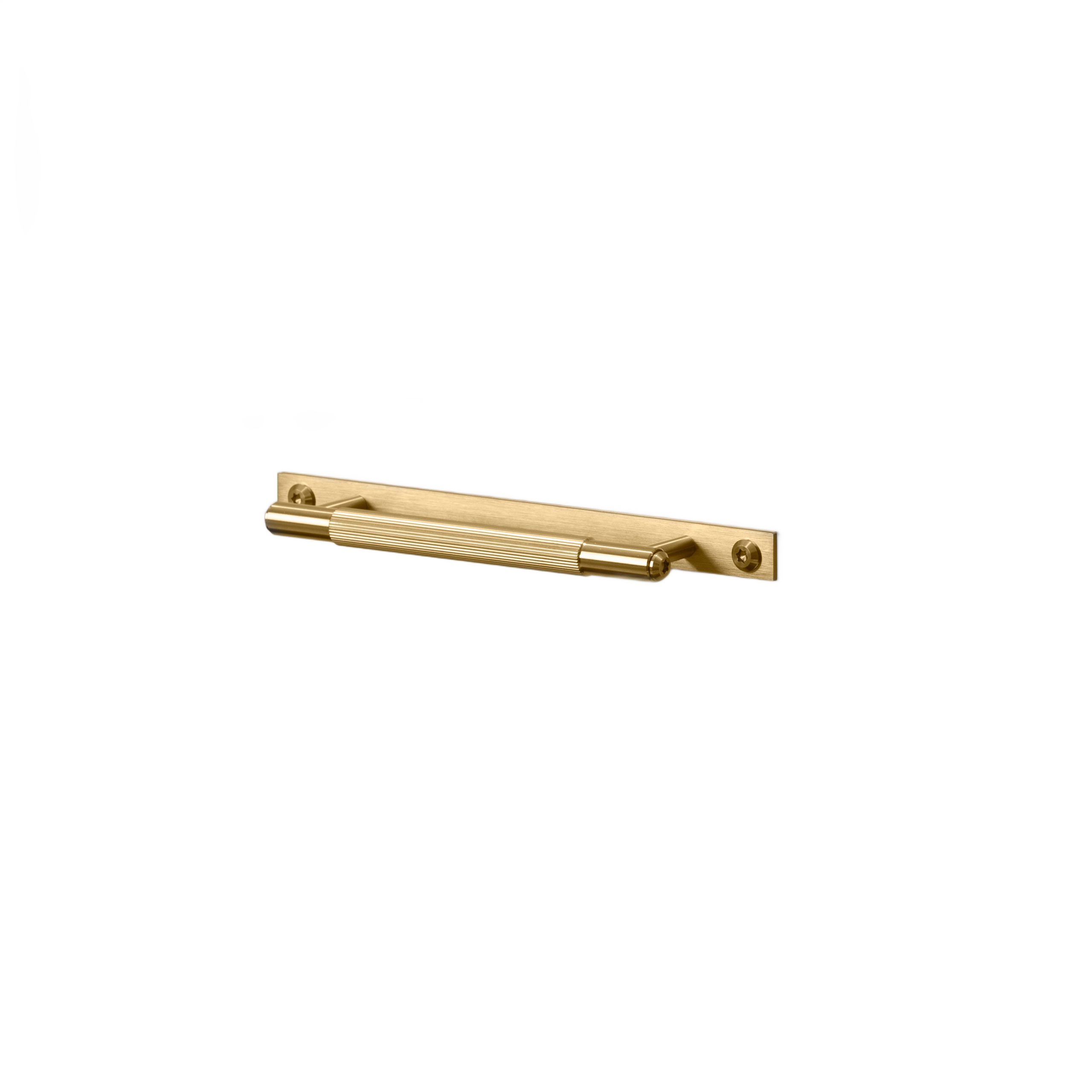 PULL BAR / PLATE / LINEAR / SMALL / BRASS - Image 6