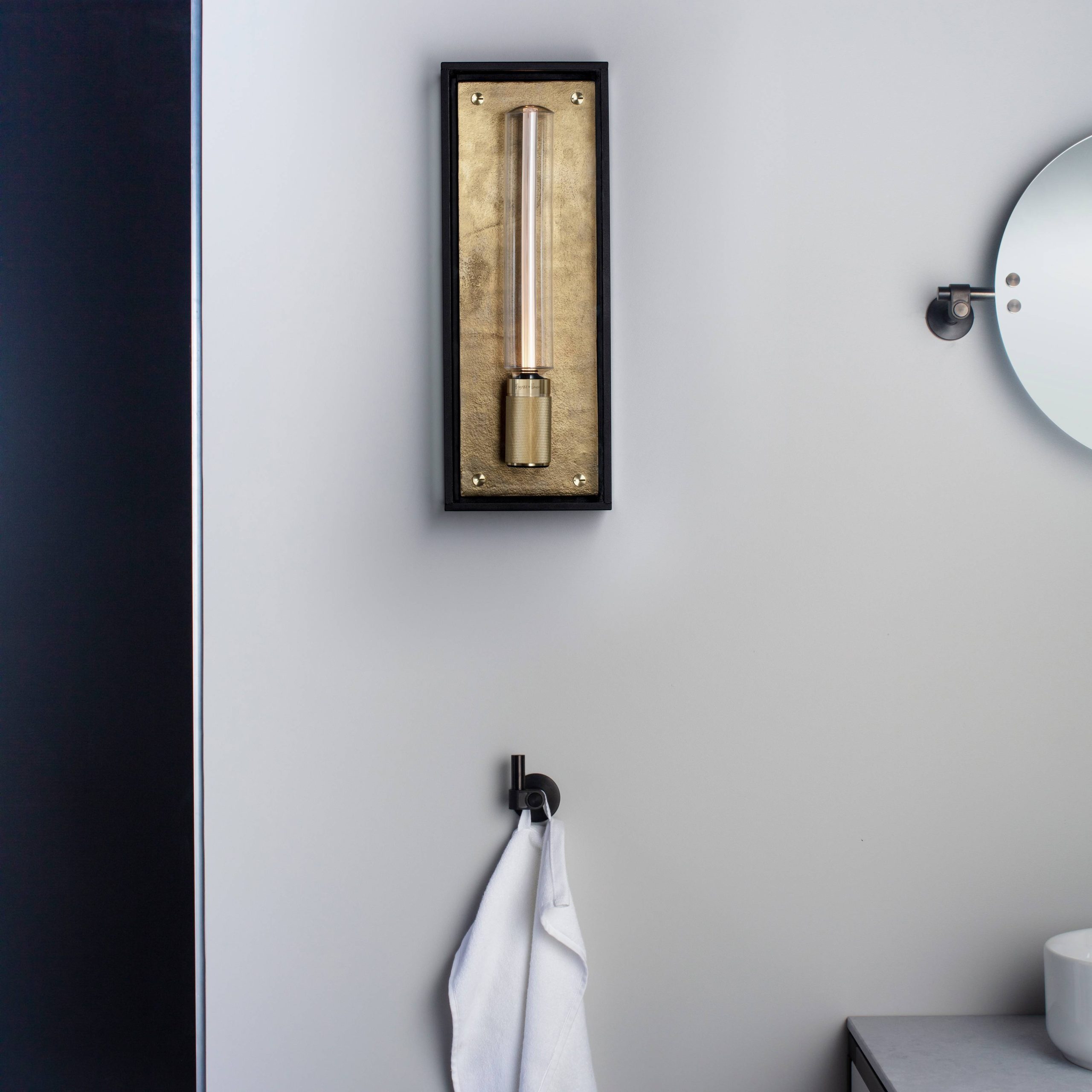 CAGED WET / WALL / CROSS / LARGE / BRASS - Image 2