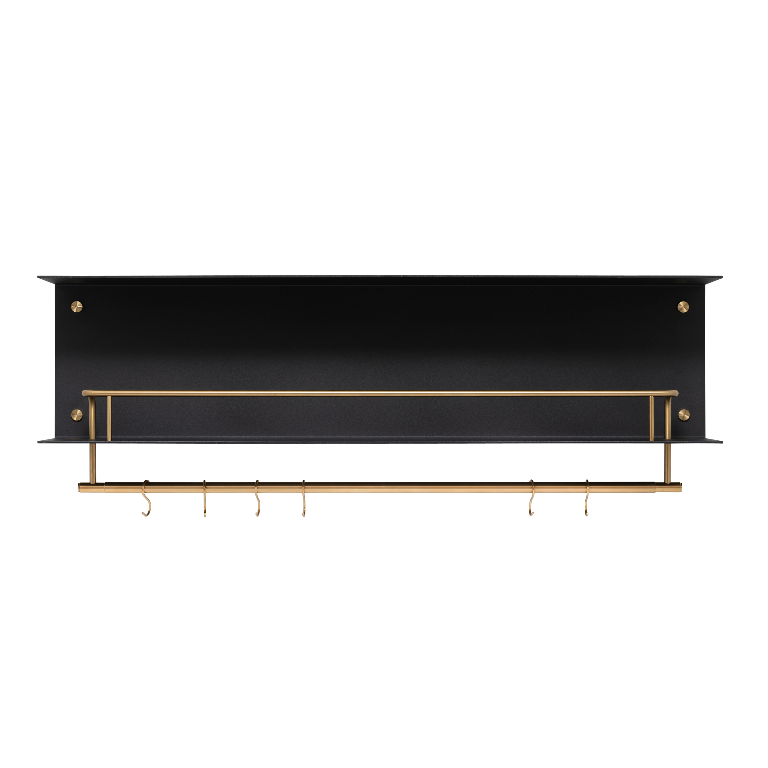 KITCHEN SHELF / HANGER / BLACK / WITHOUT LOGO / BRASS - Image 4