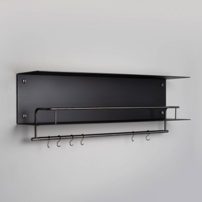 KITCHEN SHELF / HANGER / BLACK / WITHOUT LOGO / GUN METAL