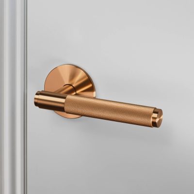 DOOR HANDLE SET / PASSAGE / CROSS / WARM SUNSET
