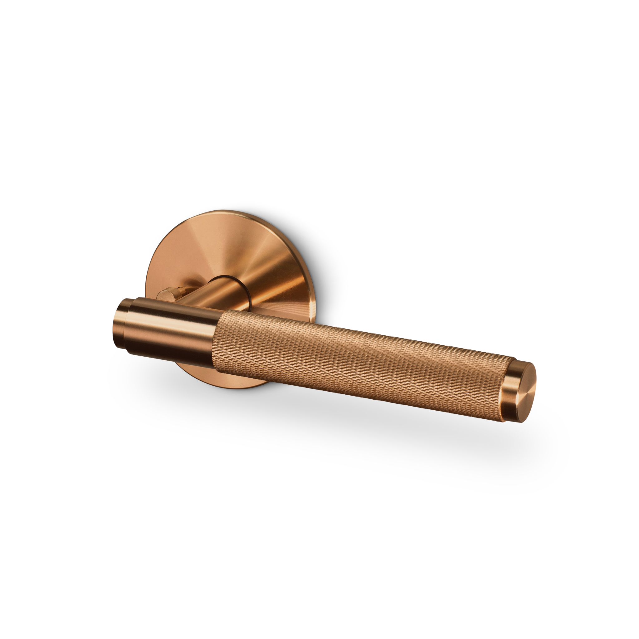 DOOR HANDLE SET / PRIVACY / CROSS / WARM SUNSET - Image 3