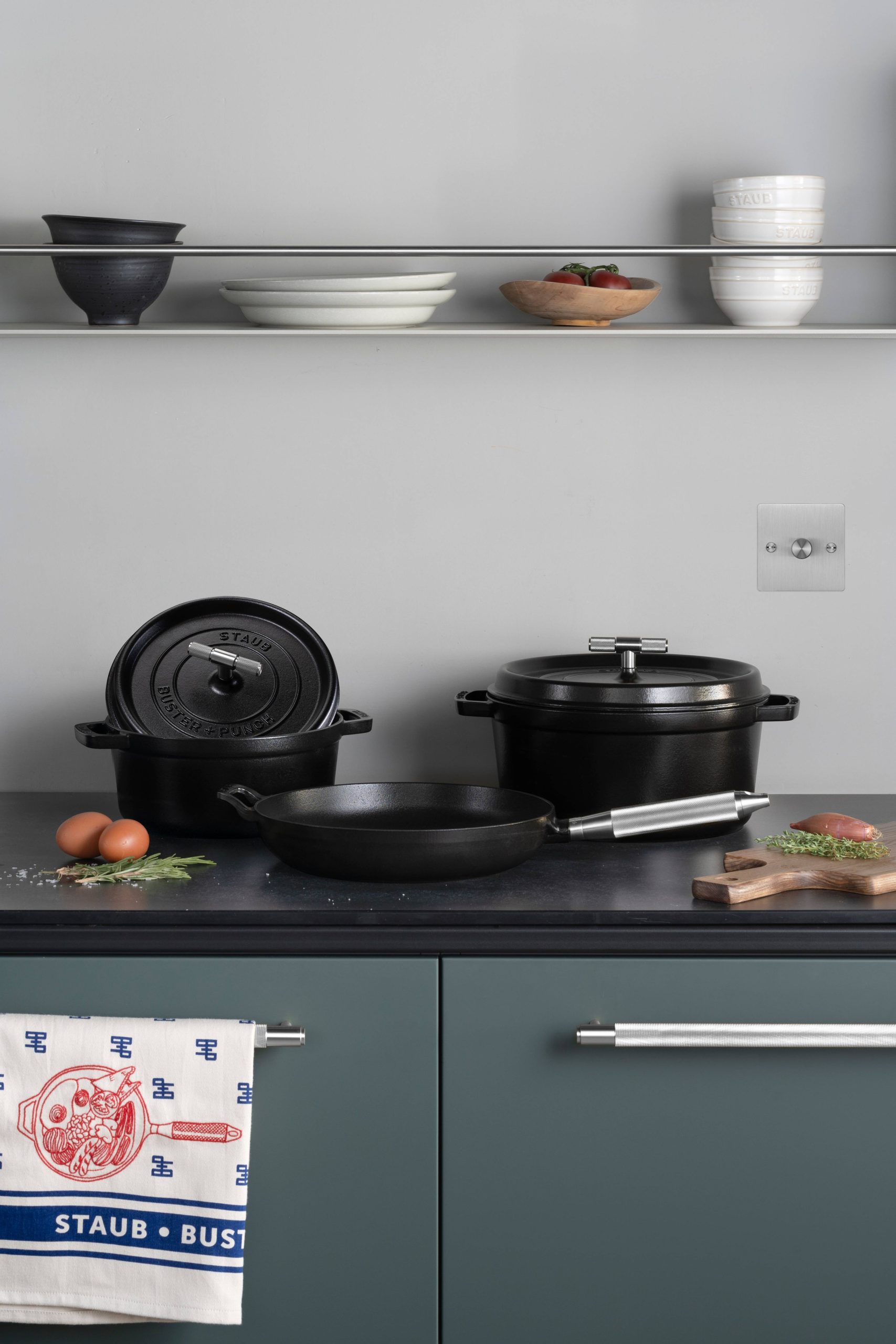 KITCHEN TOWEL / STAUB / FULL ENGLISH / BLUE - Image 2