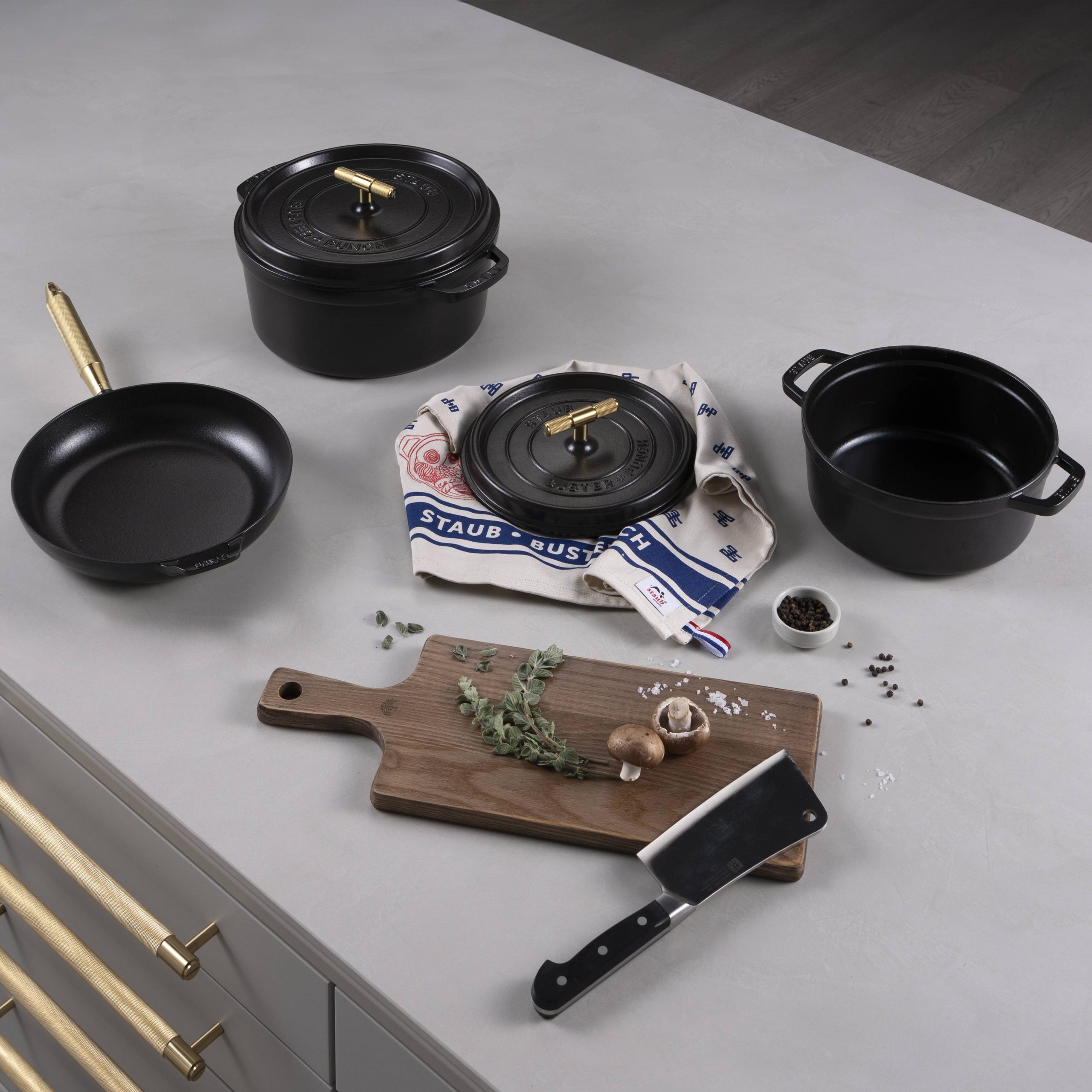 KITCHEN TOWEL / STAUB / FULL ENGLISH / BLUE - Image 3