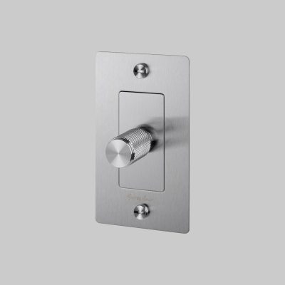 1G DIMMER / INCANDESCENT / CROSS / WITH LOGO / STEEL