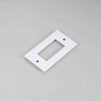 1G PLATE / WITHOUT LOGO / WHITE