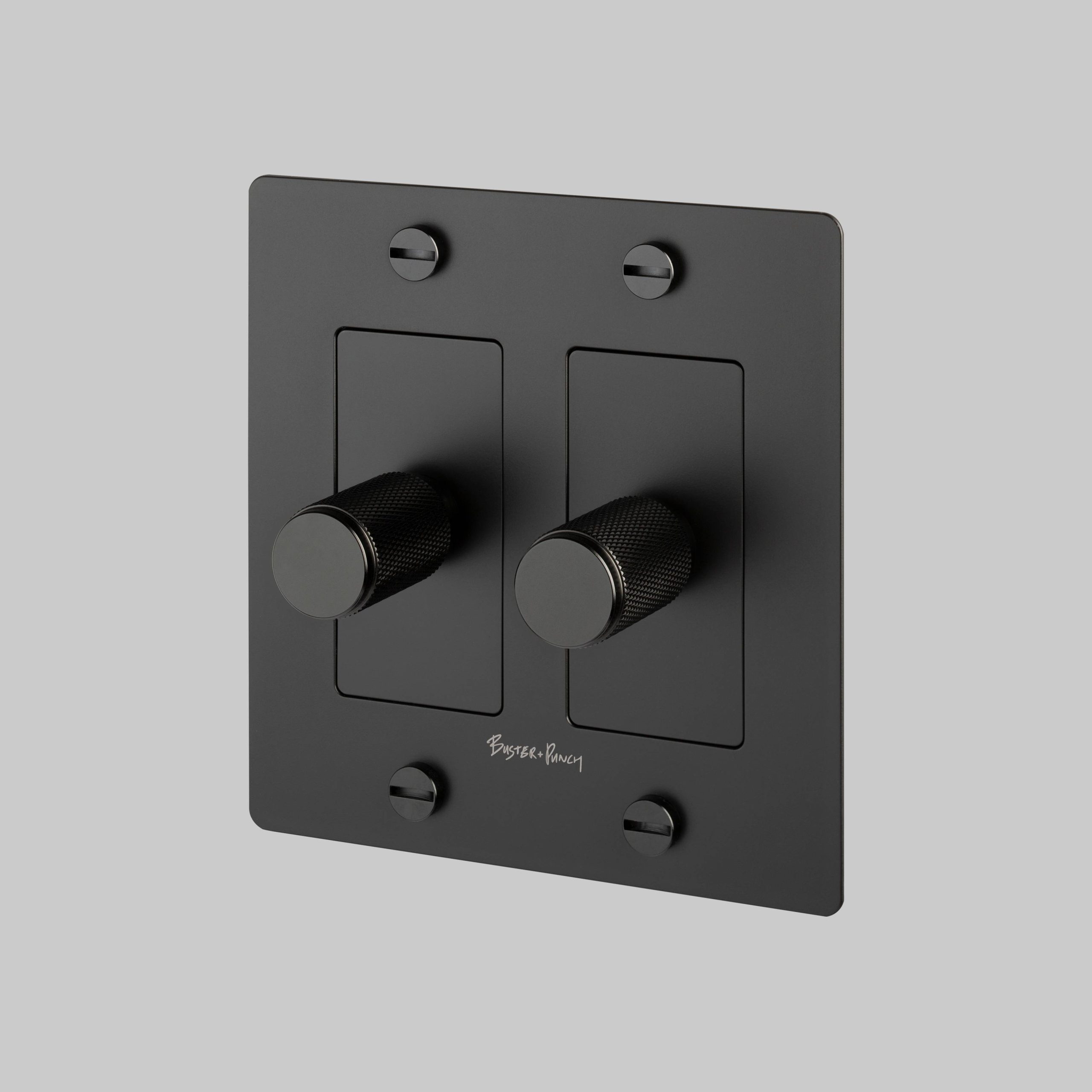 2G DIMMER / LED / CROSS / WITH LOGO / BLACK