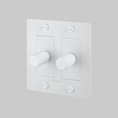 2G DIMMER / LED / CROSS / WITH LOGO / WHITE