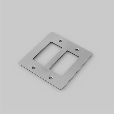 2G PLATE / WITH LOGO / STEEL