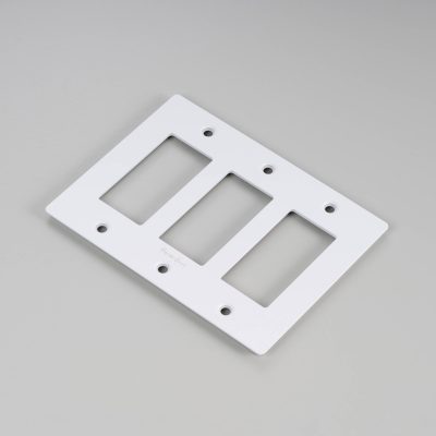 3G PLATE / WITH LOGO / WHITE