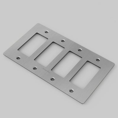 4G PLATE / WITH LOGO / STEEL