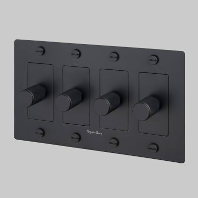 4G DIMMER / LED / CROSS / WITH LOGO / BLACK