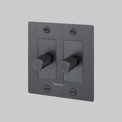 2G DIMMER / LED / CROSS / WITH LOGO / SMOKED BRONZE