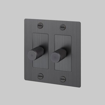 2G DIMMER / LED / CROSS / WITHOUT LOGO / SMOKED BRONZE