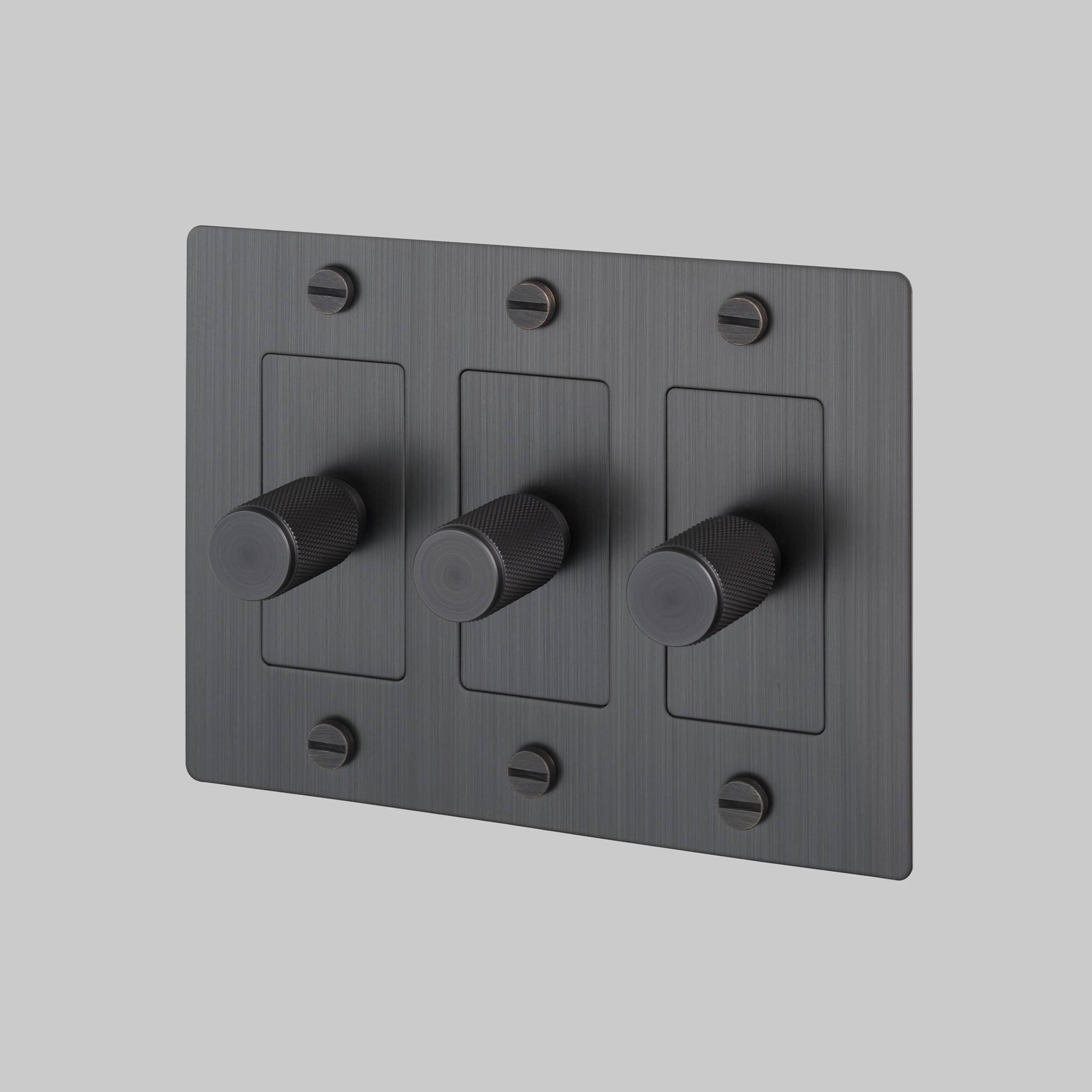 3G DIMMER / LED / CROSS / WITHOUT LOGO / SMOKED BRONZE