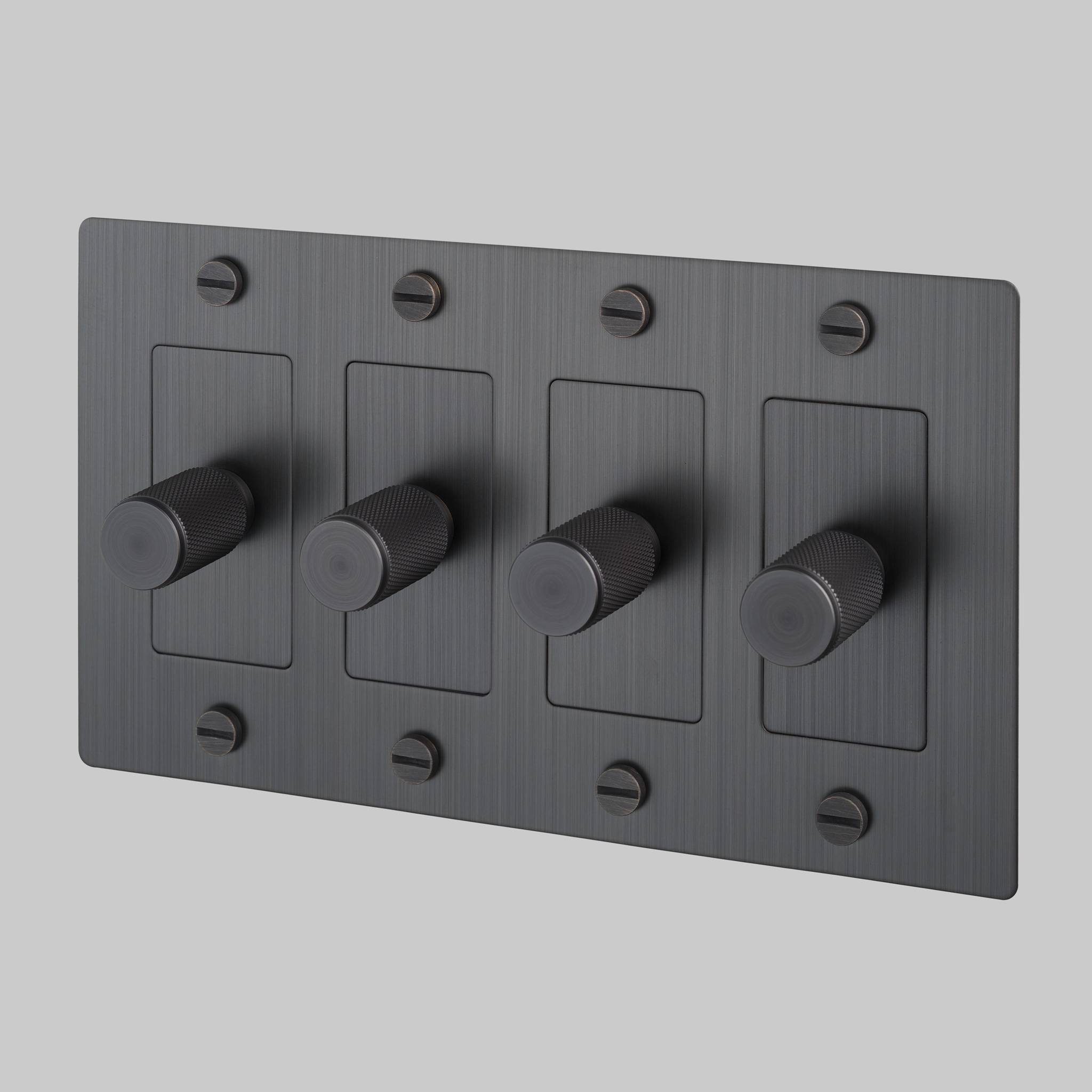 4G DIMMER / LED / CROSS / WITHOUT LOGO / SMOKED BRONZE