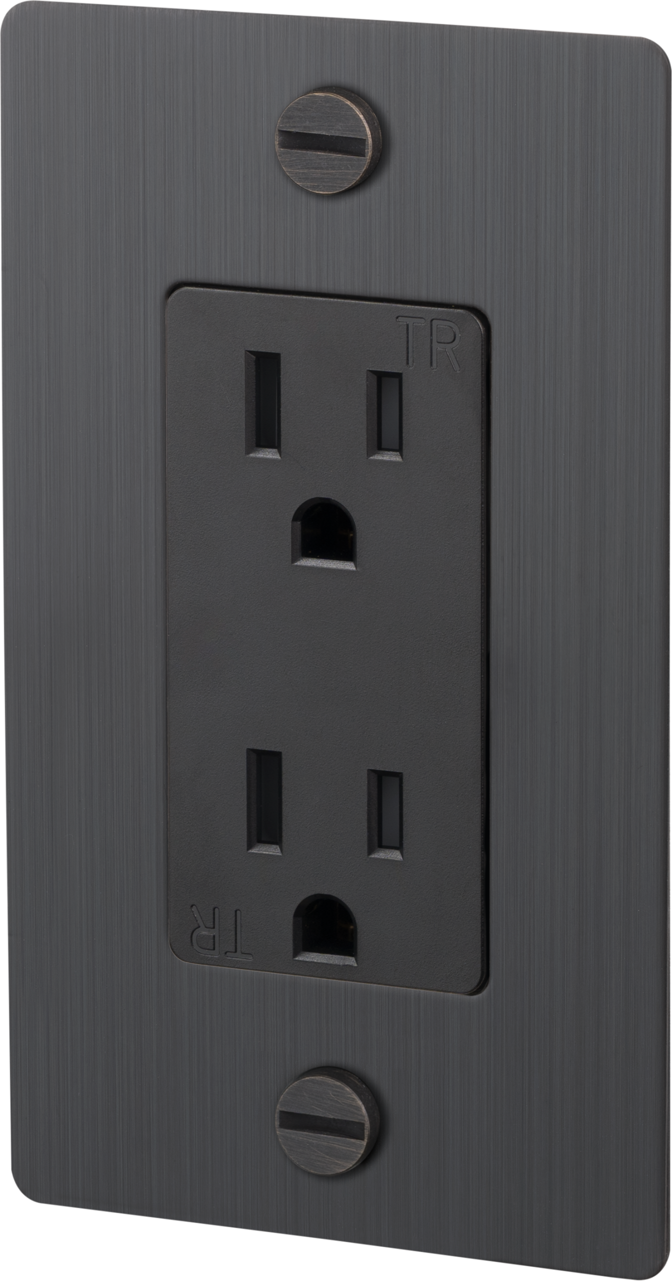 1G DUPLEX OUTLET / CROSS / WITHOUT LOGO / SMOKED BRONZE - Image 7