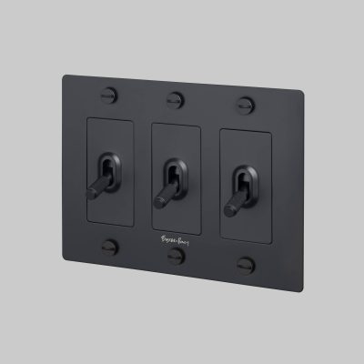 3G TOGGLE / CROSS / WITH LOGO / BLACK