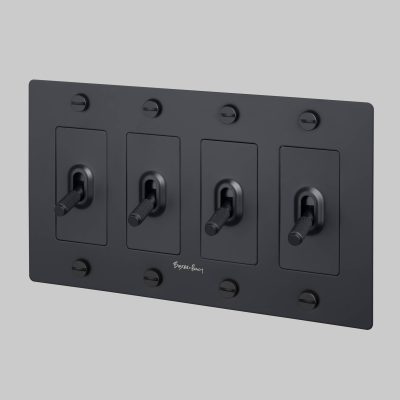 4G TOGGLE / CROSS / WITH LOGO / BLACK