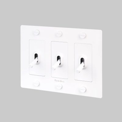 3G TOGGLE / CROSS / WITH LOGO / WHITE
