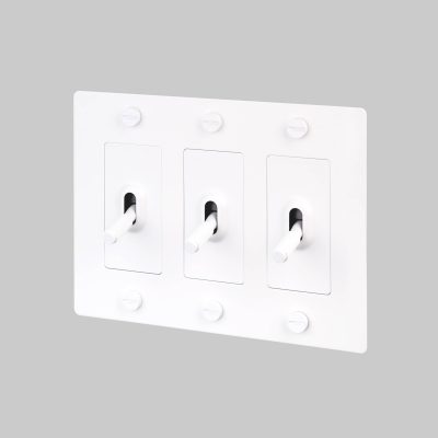 3G TOGGLE / CROSS / WITHOUT LOGO / WHITE