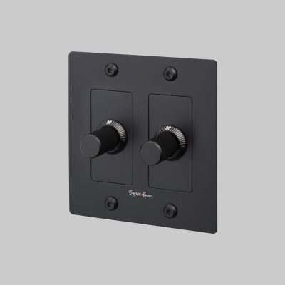 2G DIMMER / LED / LINEAR / WITH LOGO / BLACK