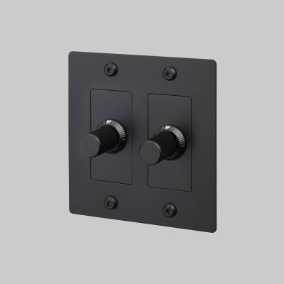 2G DIMMER / LED / LINEAR / WITHOUT LOGO / BLACK