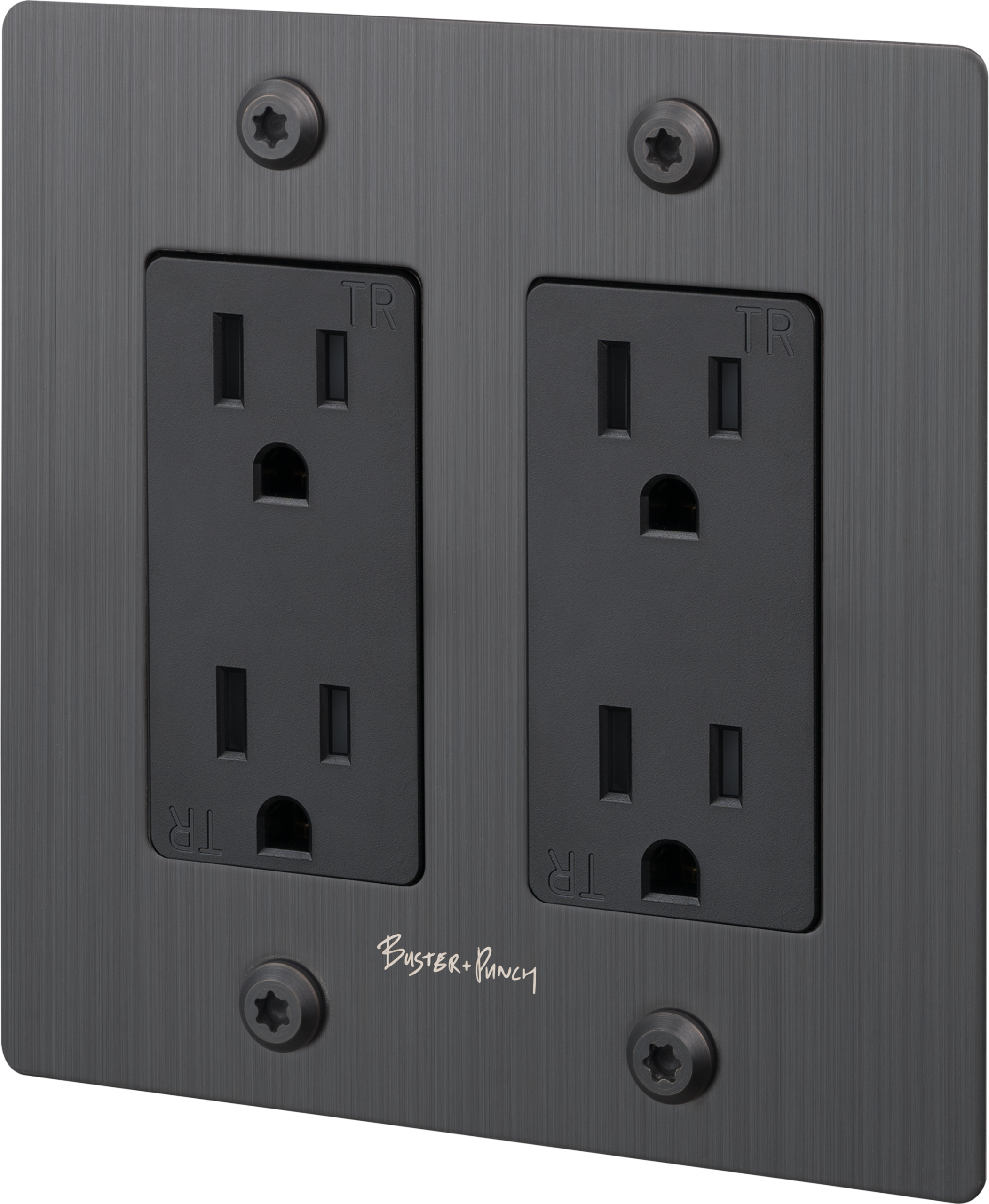 2G DUPLEX OUTLET / LINEAR / WITH LOGO / SMOKED BRONZE - Image 3