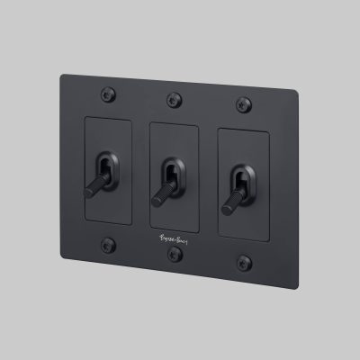 3G TOGGLE / LINEAR / WITH LOGO / BLACK