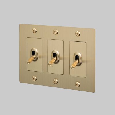 3G TOGGLE / LINEAR / WITHOUT LOGO / BRASS