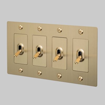 4G TOGGLE / LINEAR / WITHOUT LOGO / BRASS