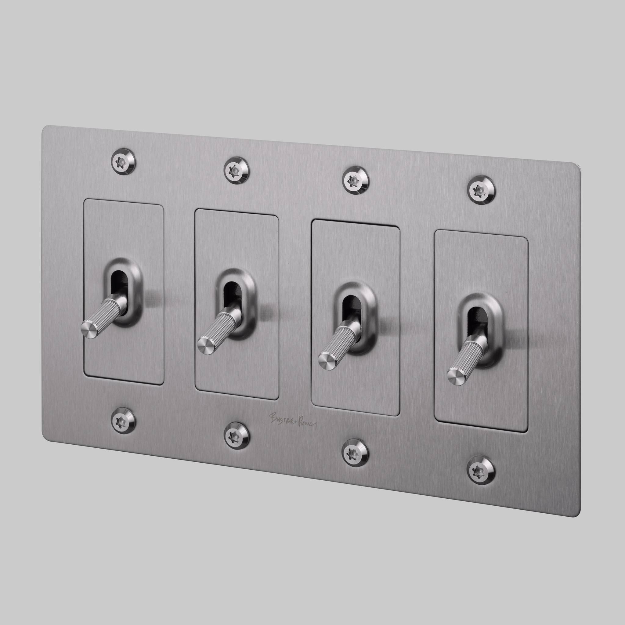 4G TOGGLE / LINEAR / WITH LOGO / STEEL