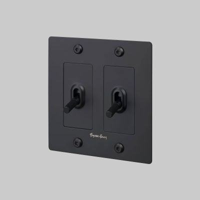 2G TOGGLE / LINEAR / WITH LOGO / BLACK