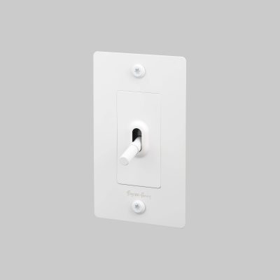 1G TOGGLE / LINEAR / WITH LOGO / WHITE