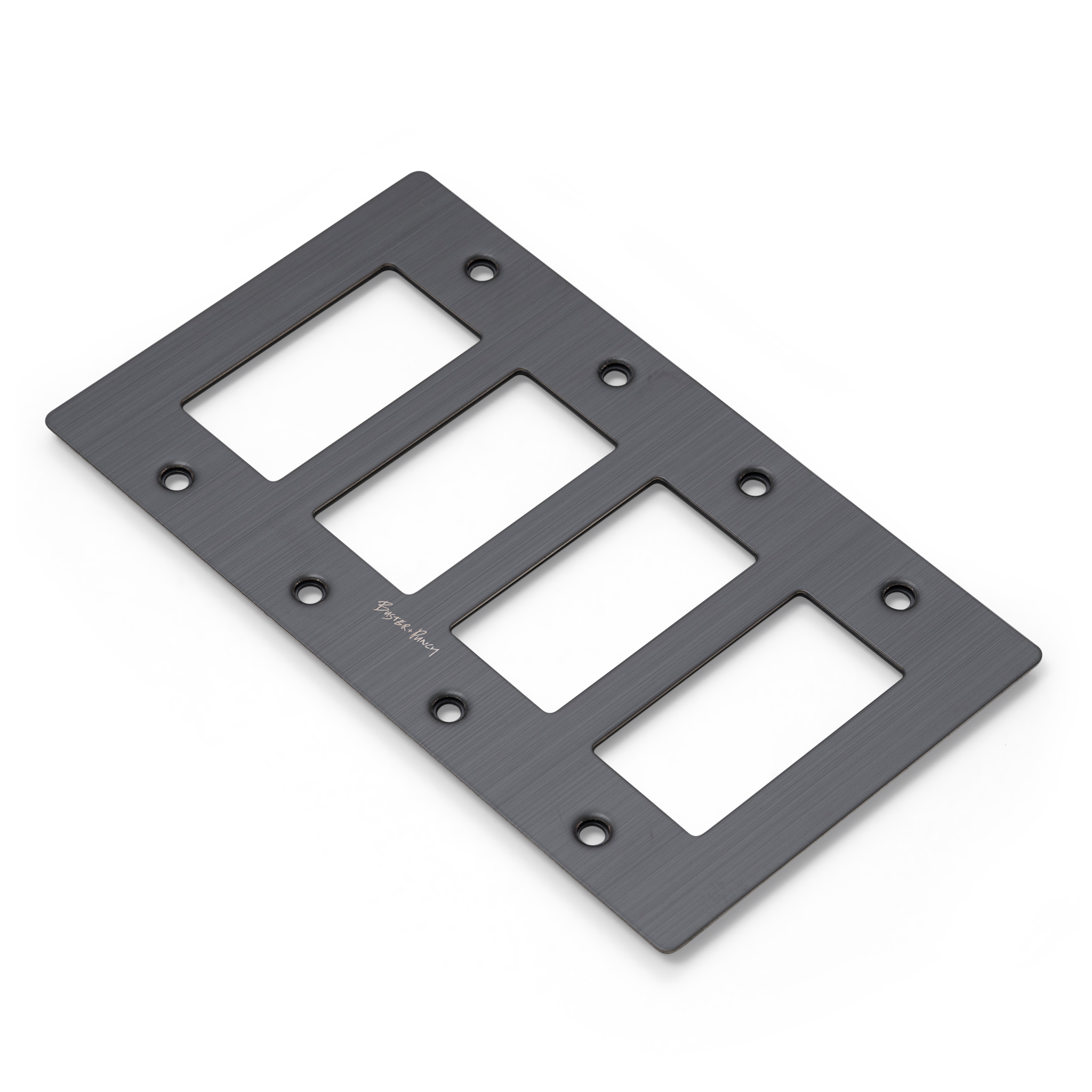 4G PLATE / WITH LOGO / SMOKED BRONZE - Image 5
