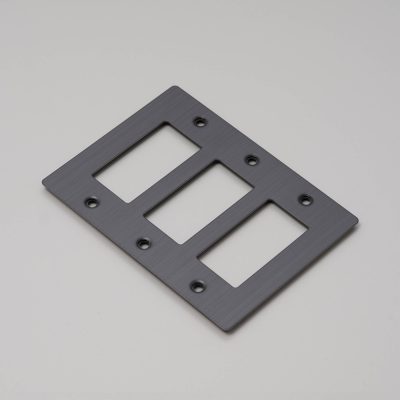 3G PLATE / WITHOUT LOGO / SMOKED BRONZE