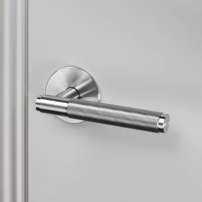 DOOR HANDLE SET / PASSAGE / CROSS / STEEL