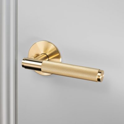 DOOR HANDLE SET / PRIVACY / CROSS / BRASS