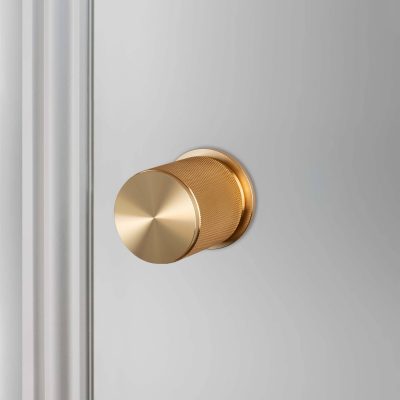 DOOR KNOB / FIXED / DOUBLE-SIDED / CROSS / BRASS