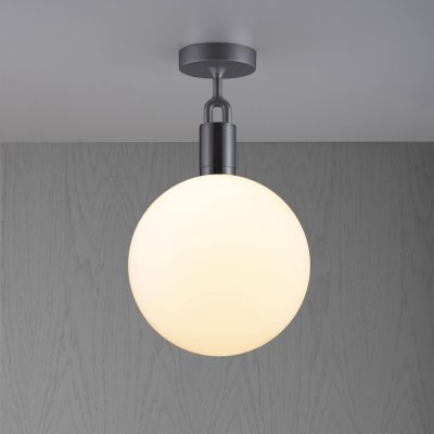 FORKED CEILING / LINEAR / GLOBE / OPAL / LARGE / GUN METAL