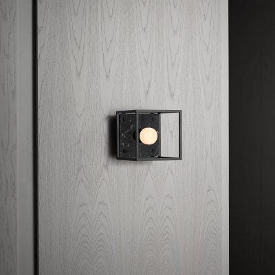 CAGED / SMALL / CROSS / BLACK MARBLE