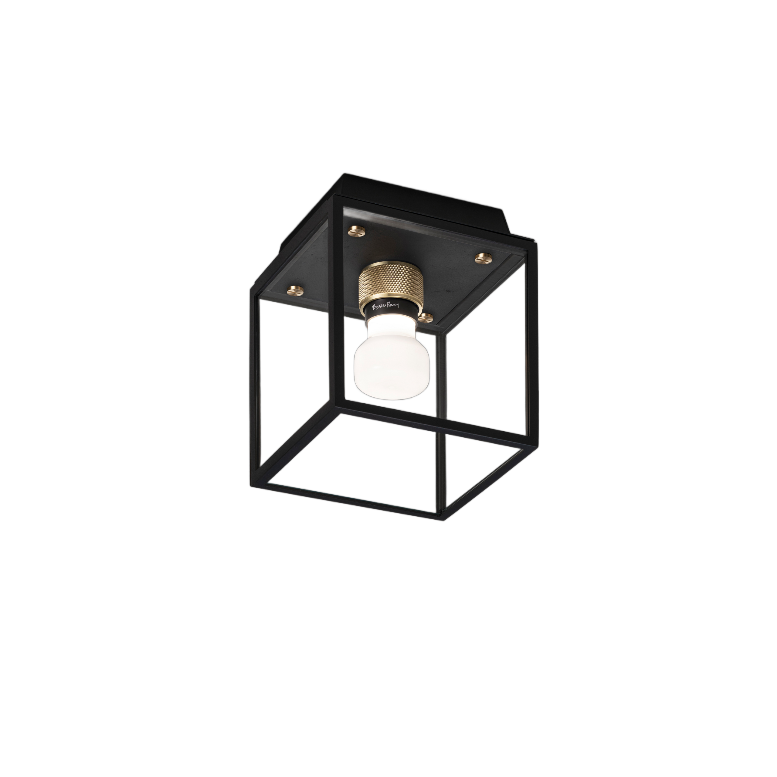 CAGED WET / CEILING / CROSS / SMALL / BLACK / BRASS - Image 3