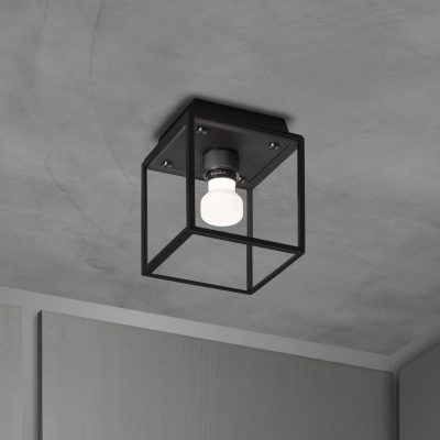 CAGED WET / CEILING / CROSS / SMALL / BLACK / GUN METAL