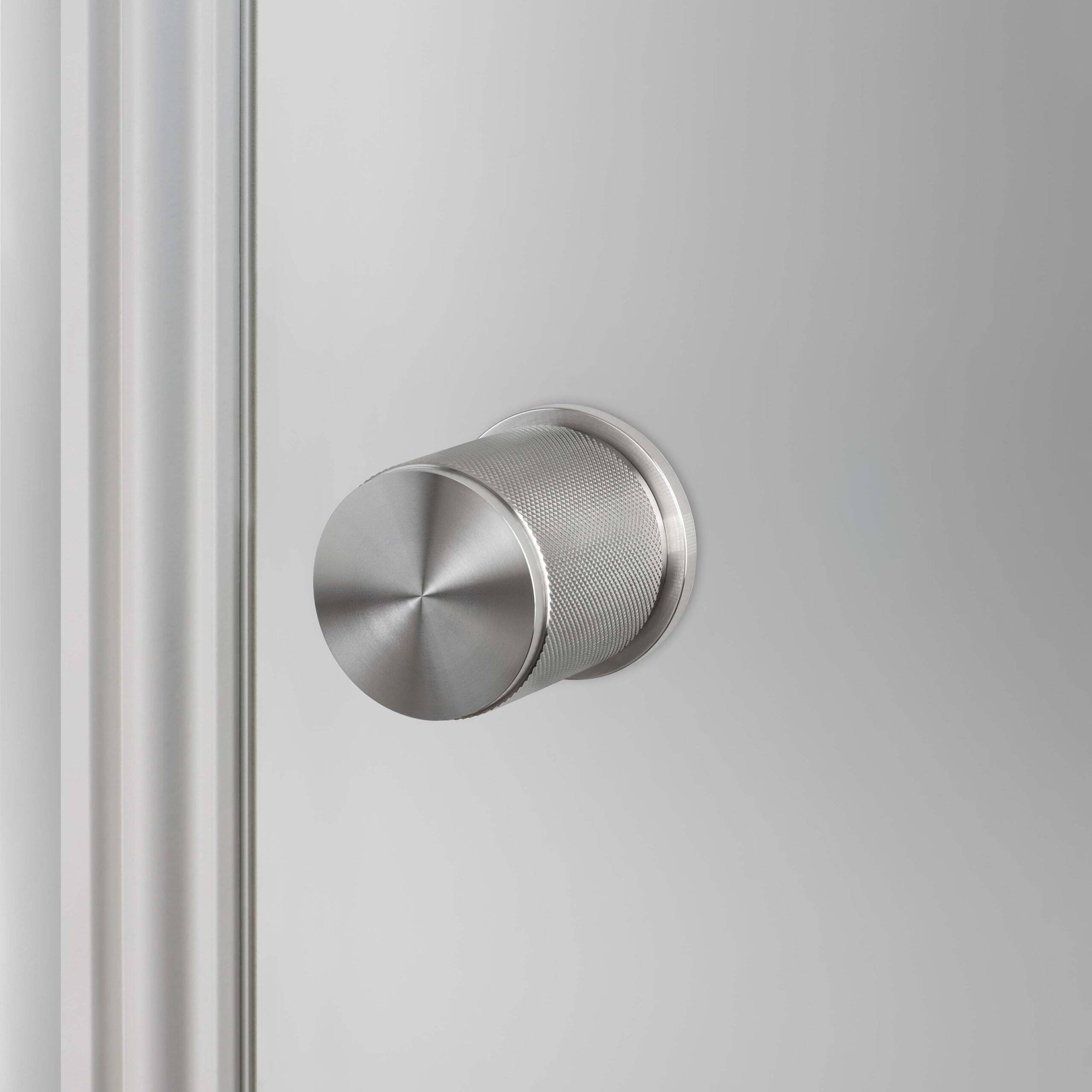 DOOR KNOB / FIXED / SINGLE-SIDED / CROSS / STEEL