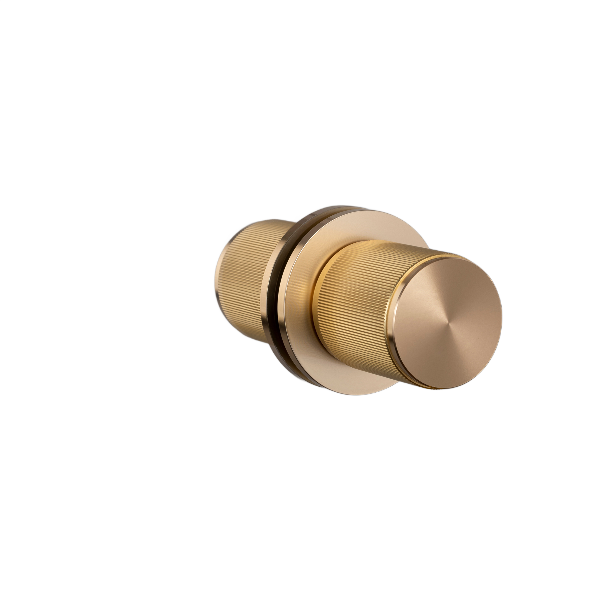 DOOR KNOB SET / PASSAGE / LINEAR / BRASS - Image 6