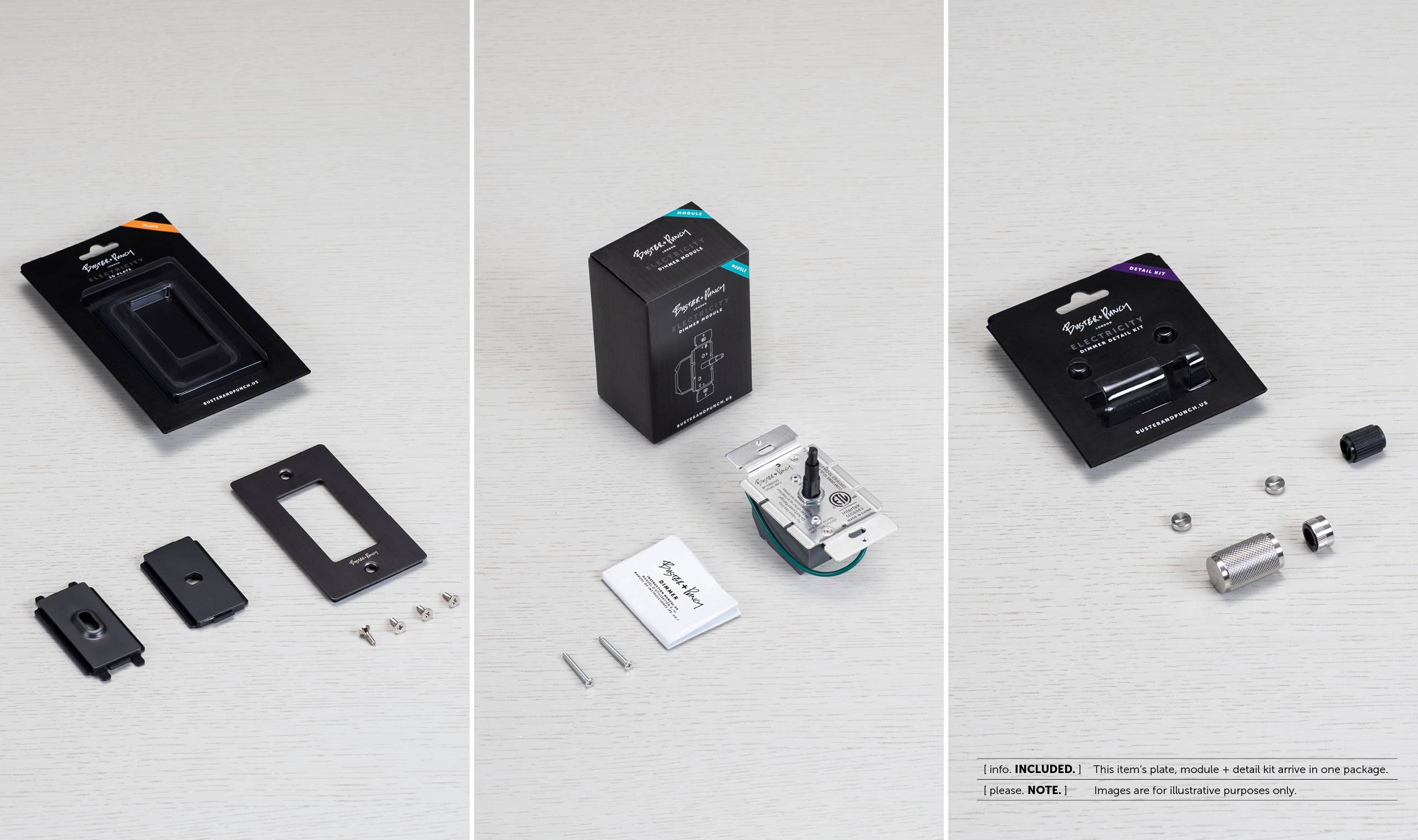 1G DIMMER / LED / CROSS / WITHOUT LOGO / BRASS - Image 4