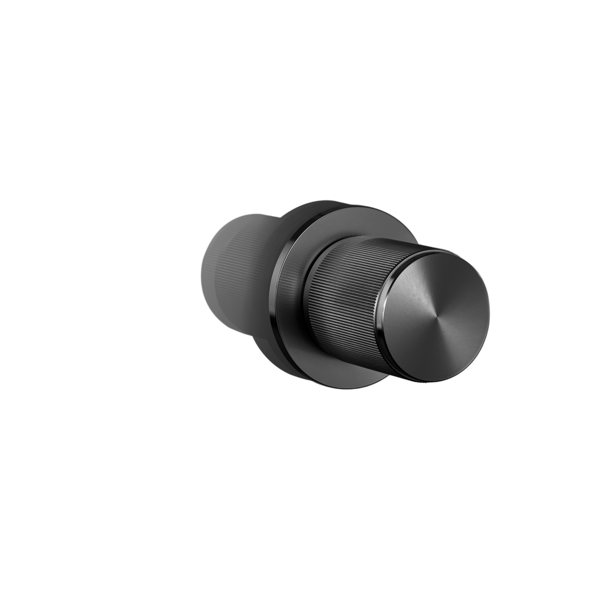 DOOR KNOB / FIXED / SINGLE-SIDED / LINEAR / GUN METAL - Image 4