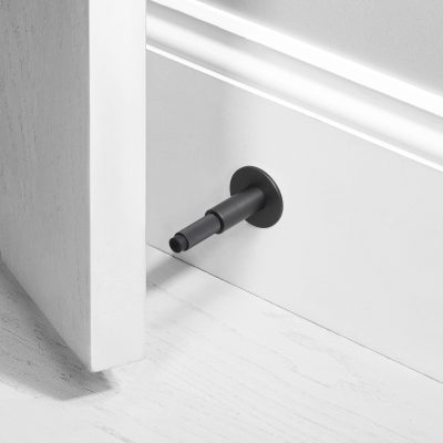 DOOR STOP / WALL / CROSS / SMOKED BRONZE
